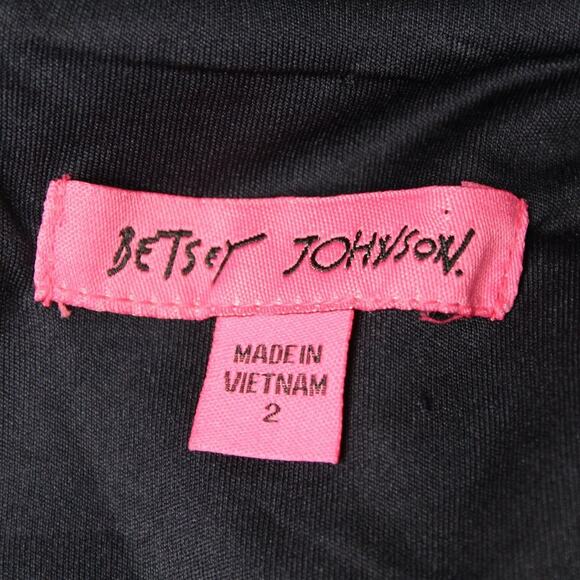 Betsey Johnson Sleeveless Dress Size 2 Ruffled Hem - Picture 11 of 12